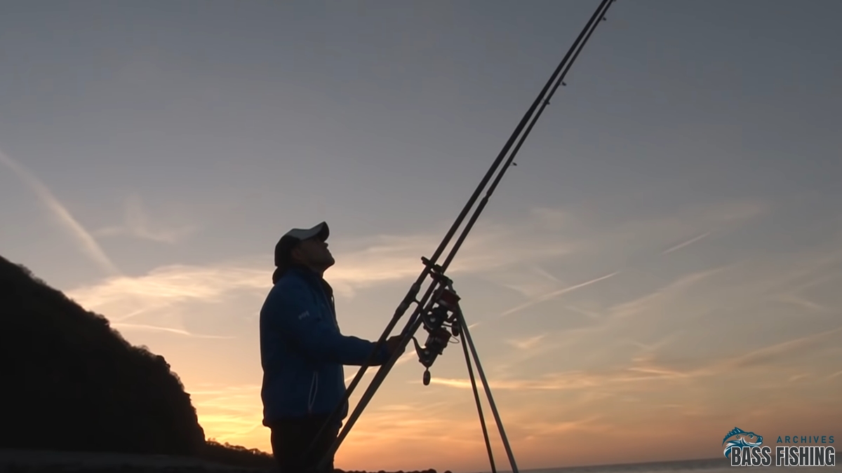 surf fishing at night